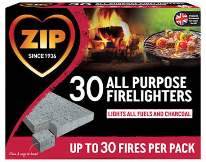 Zip Firelighters - 30 Pack